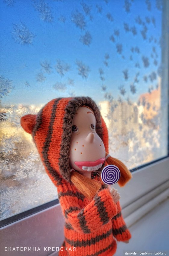 Веснушка Thornberry Торнберри и снежинки на окне❄️ (фото 7)