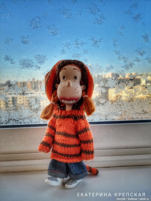 Веснушка Thornberry Торнберри и снежинки на окне❄️ (фото 9)