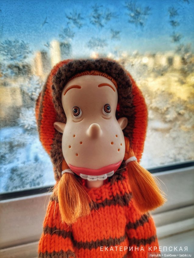 Веснушка Thornberry Торнберри и снежинки на окне❄️ (фото 4)