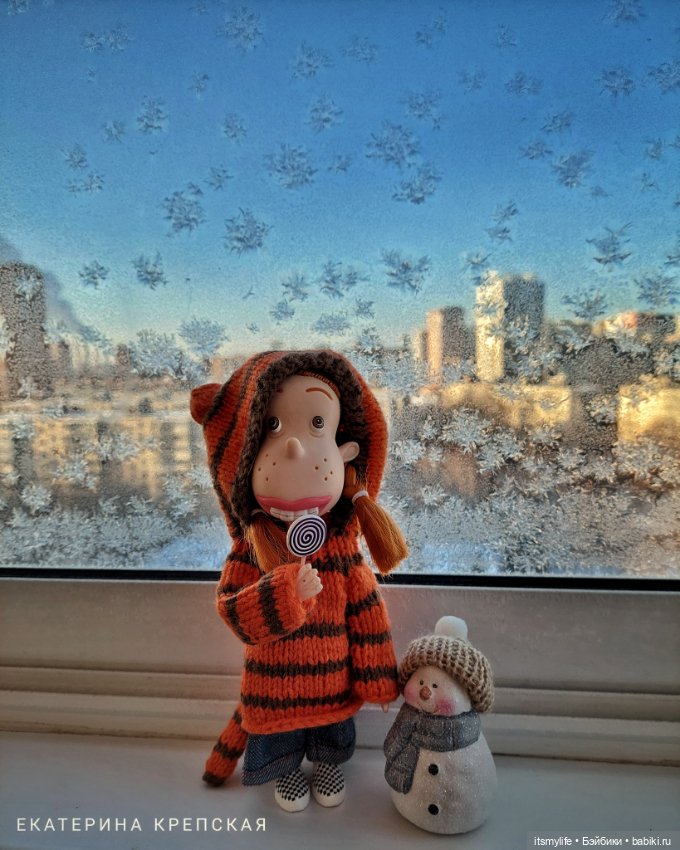 Веснушка Thornberry Торнберри и снежинки на окне❄️ (фото 3)