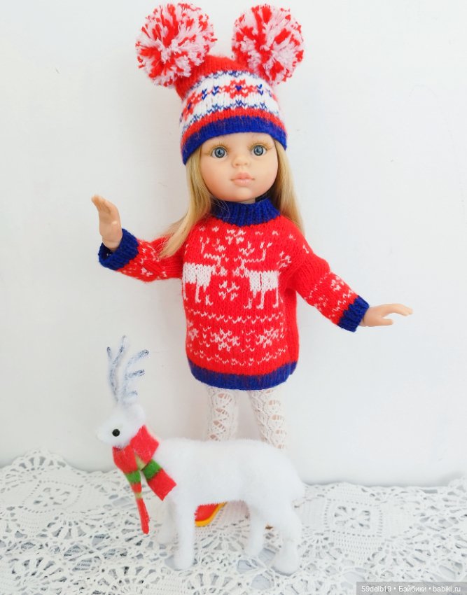 Новый костюм для паолочек к празднику Рождества