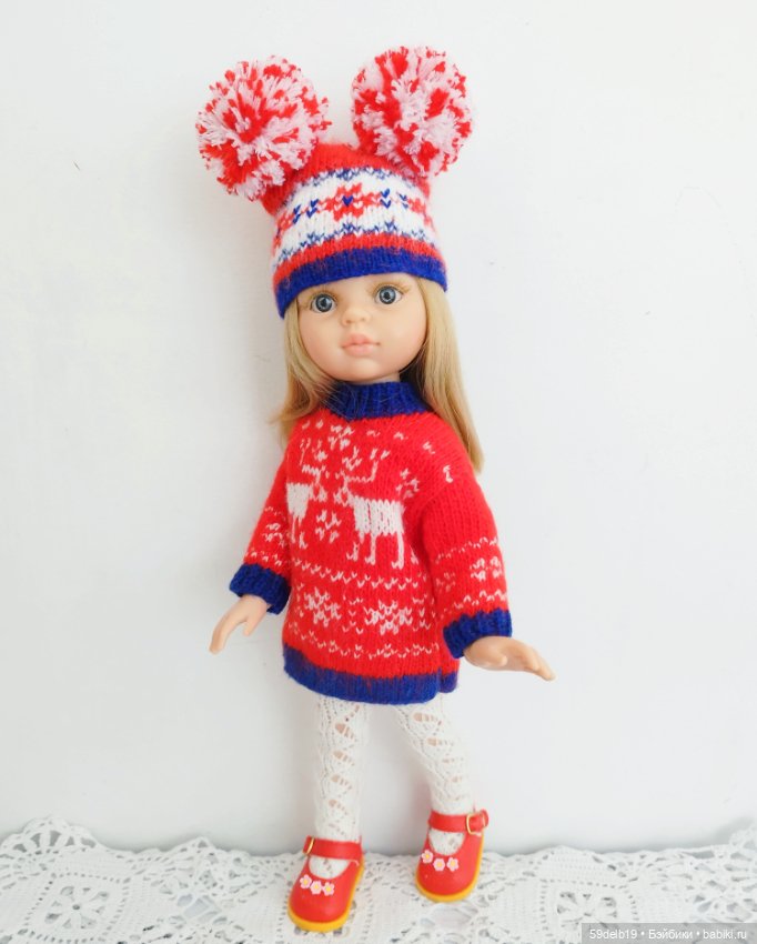 Новый костюм для паолочек к празднику Рождества