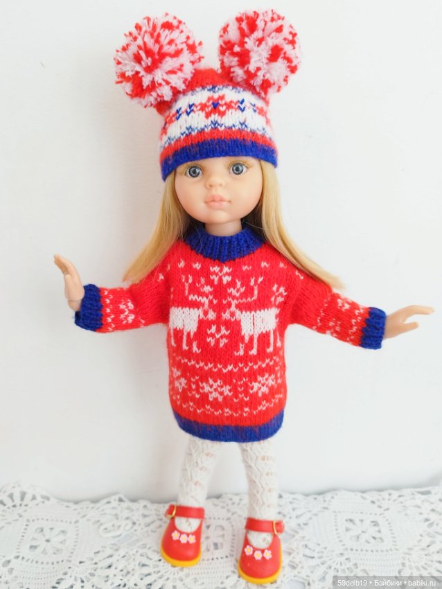 Новый костюм для паолочек к празднику Рождества