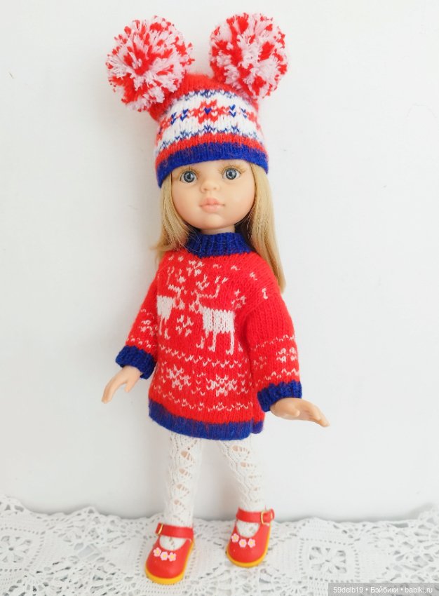 Новый костюм для паолочек к празднику Рождества