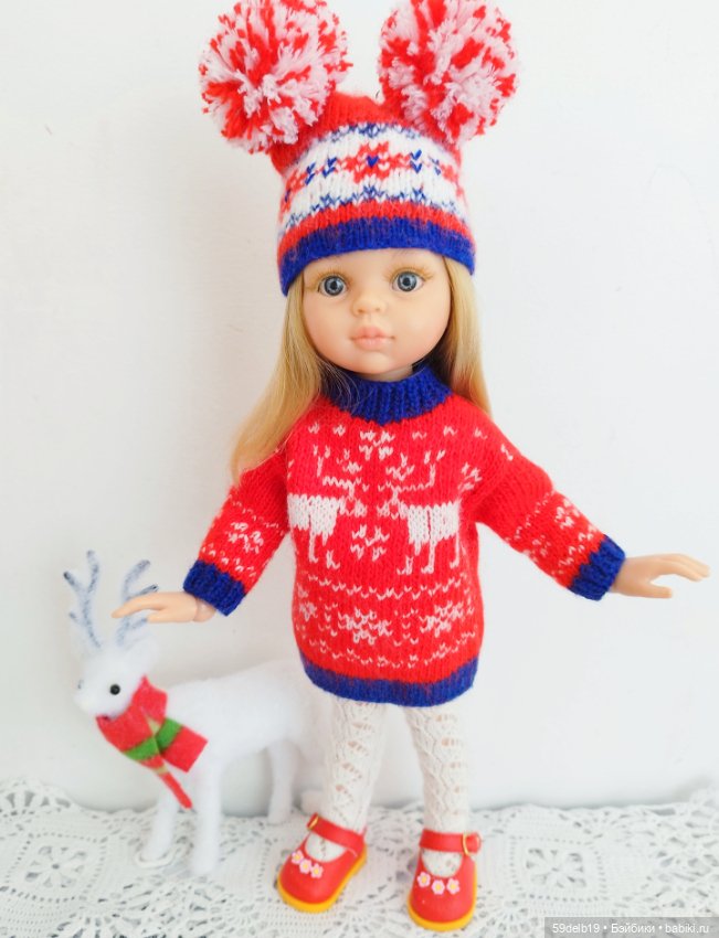 Новый костюм для паолочек к празднику Рождества