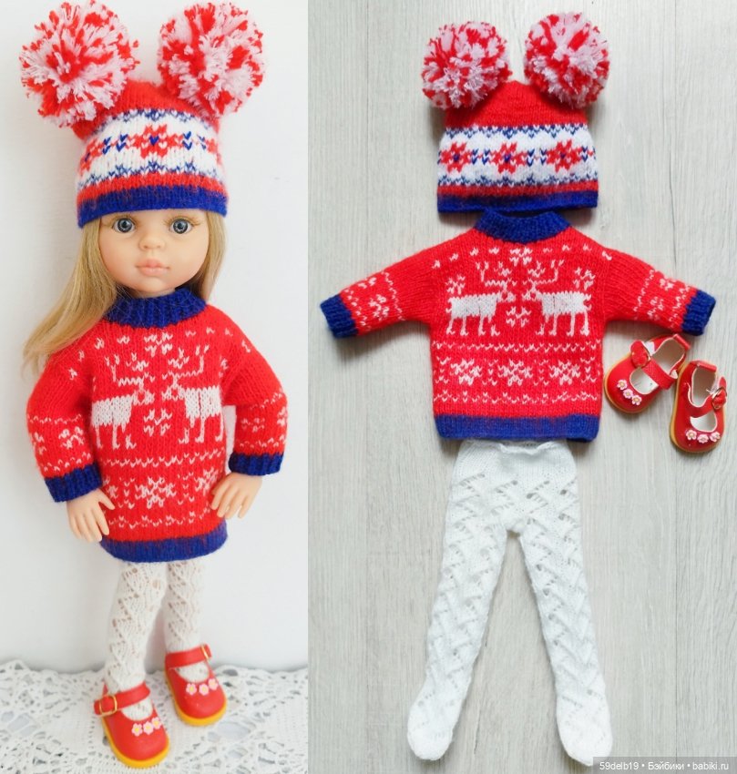 Новый костюм для паолочек к празднику Рождества