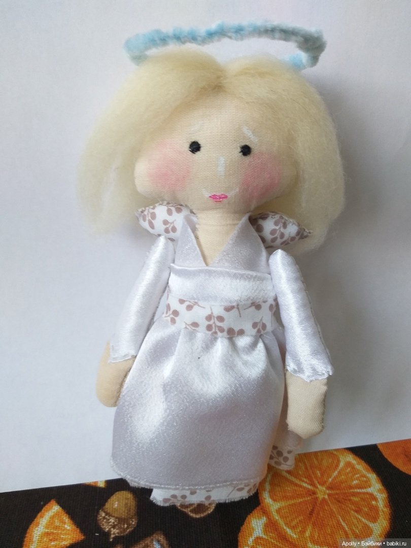 Рождественский ангел — Авторские текстильные куклы: Вальдорфские (фото 5)