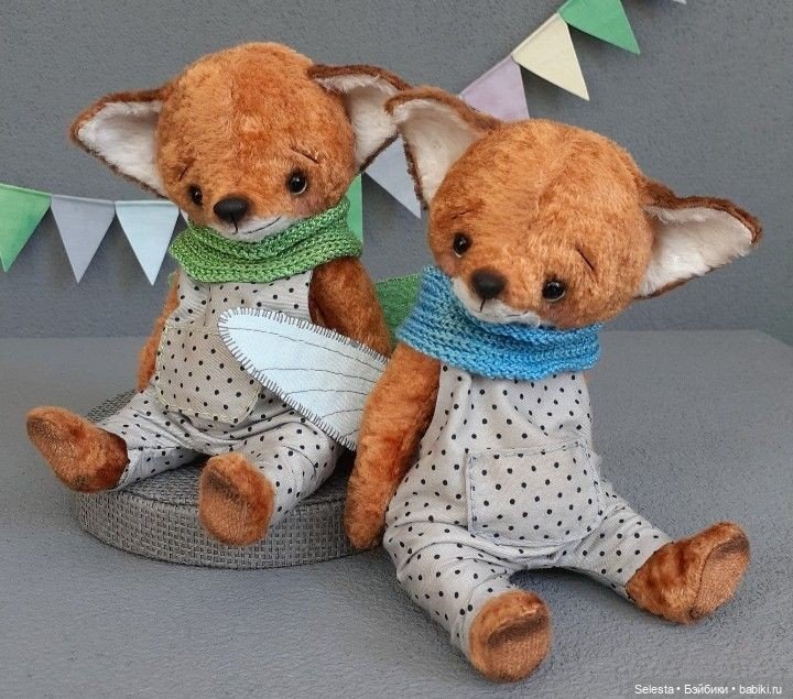 Лисята — Авторские мишки Тедди и друзья: фото