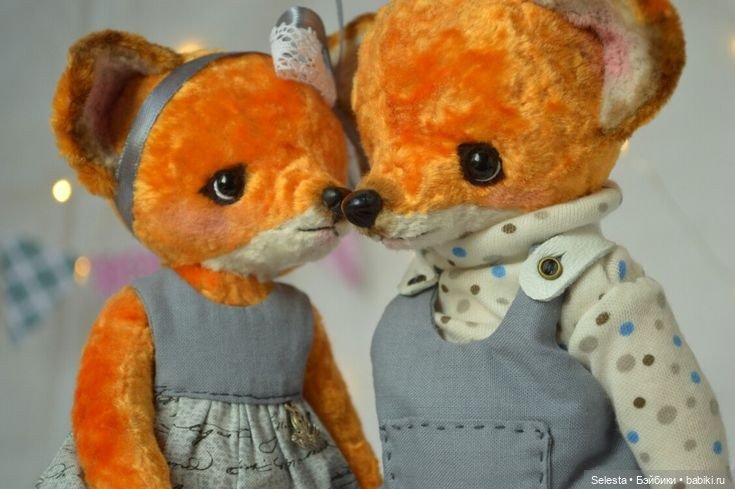 Лисята — Авторские мишки Тедди и друзья: фото