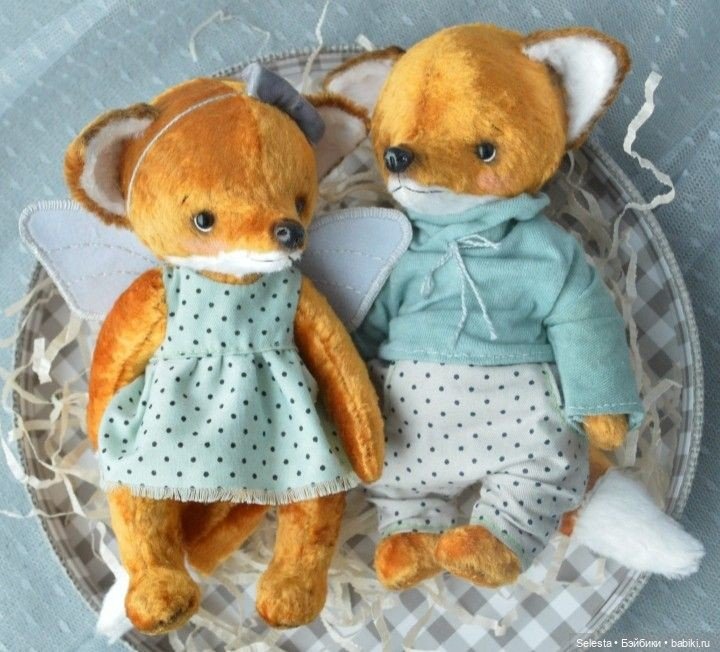Лисята — Авторские мишки Тедди и друзья: фото