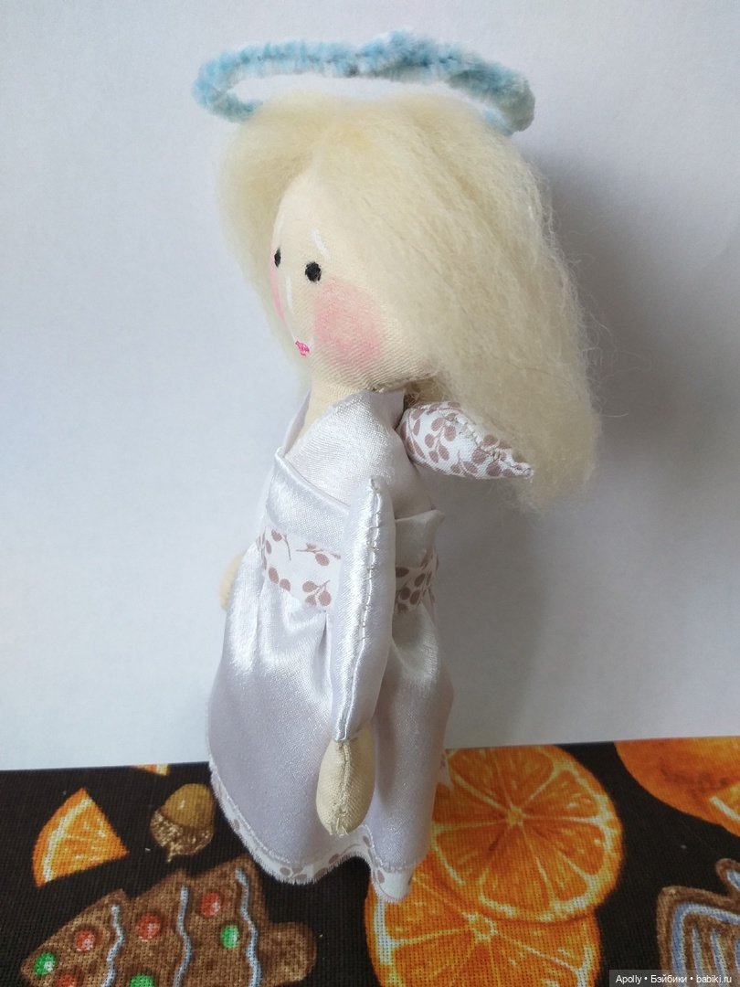 Рождественский ангел — Авторские текстильные куклы: Вальдорфские (фото 4)