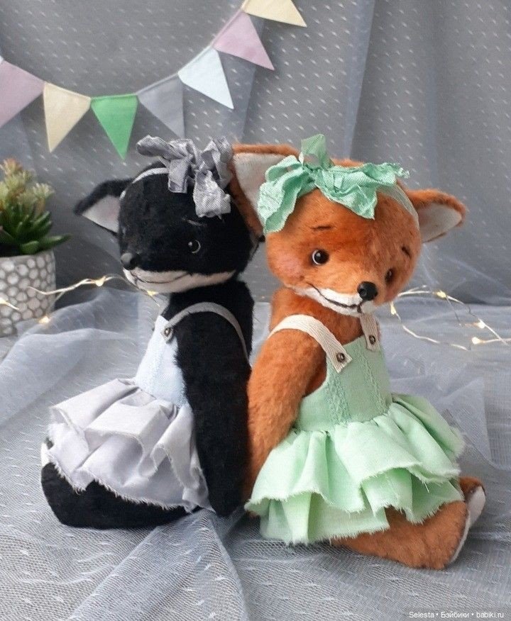 Лисята — Авторские мишки Тедди и друзья: фото (фото 5)