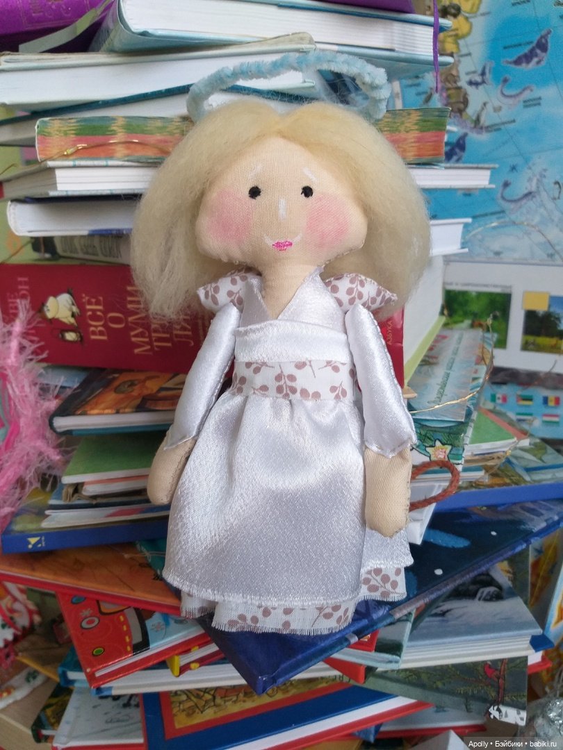 Рождественский ангел — Авторские текстильные куклы: Вальдорфские (фото 2)