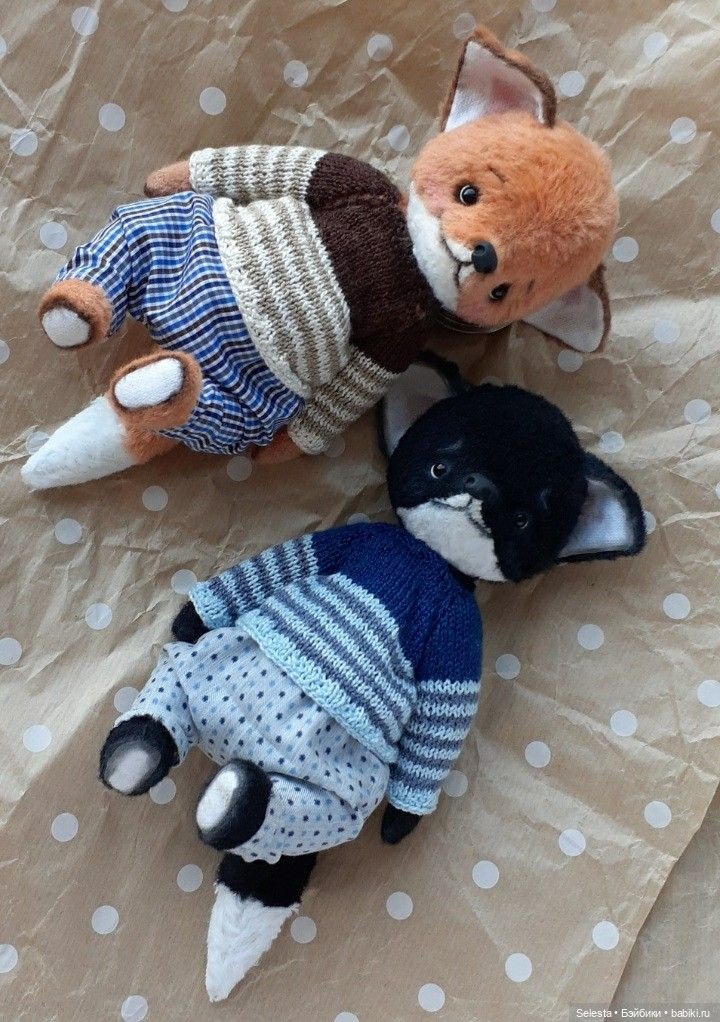 Лисята — Авторские мишки Тедди и друзья: фото (фото 9)