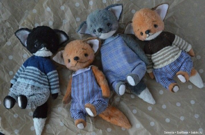 Лисята — Авторские мишки Тедди и друзья: фото (фото 8)