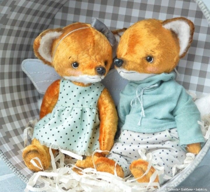 Лисята — Авторские мишки Тедди и друзья: фото
