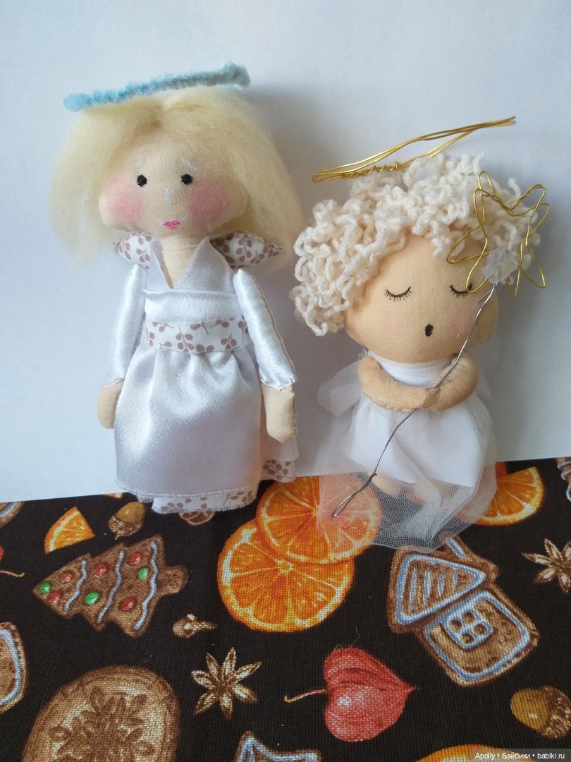 Рождественский ангел — Авторские текстильные куклы: Вальдорфские (фото 3)