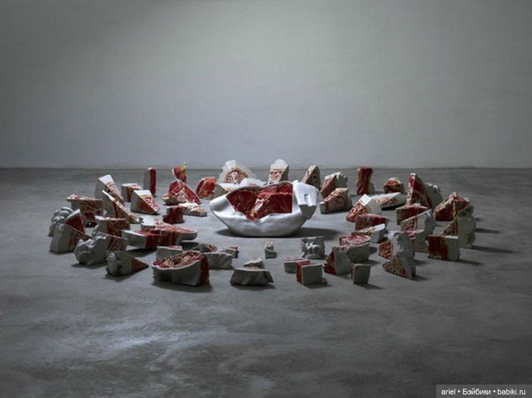 Необычные анатомические скульптуры от Цао Хуэй (Cao Hui)