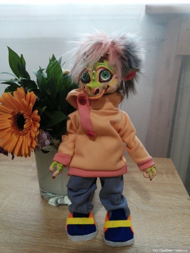 Дракон Стасик — Лепка авторских игрушек и папье (фото 4)