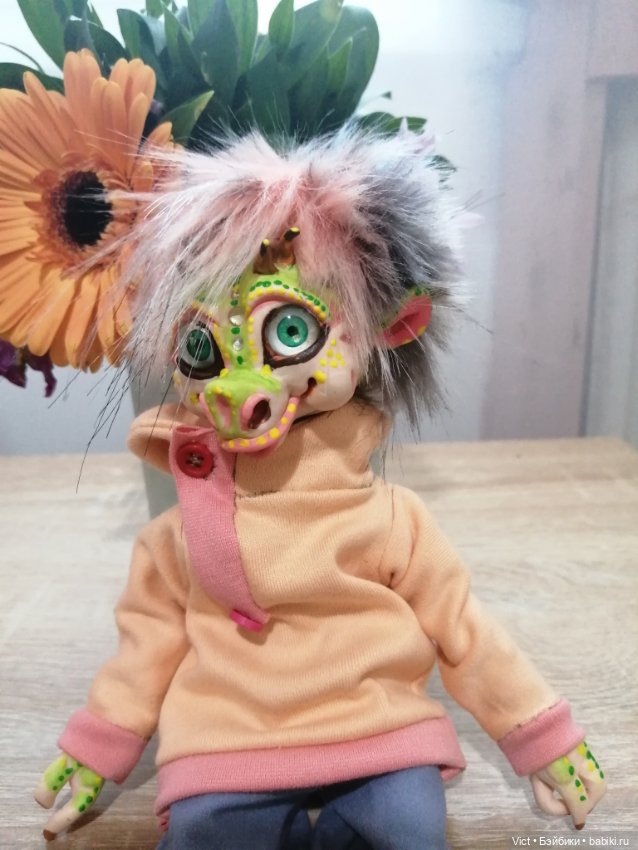 Дракон Стасик — Лепка авторских игрушек и папье (фото 6)