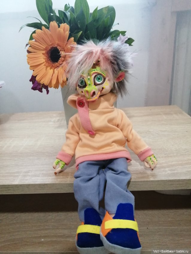 Дракон Стасик — Лепка авторских игрушек и папье (фото 5)