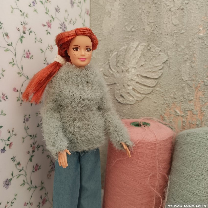 Пряжа для кукольного рукоделия -3 - пушистая (фото 7)