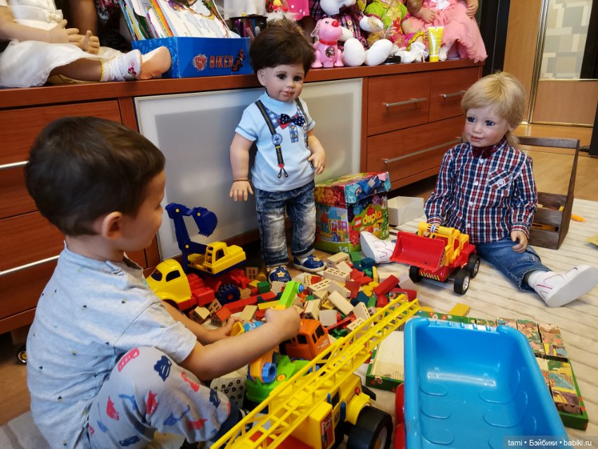 Любимые игры....любимые куклы и внук (фото 3)