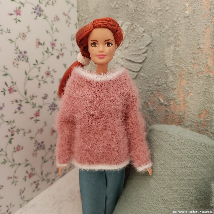 Пряжа для кукольного рукоделия -3 - пушистая (фото 8)