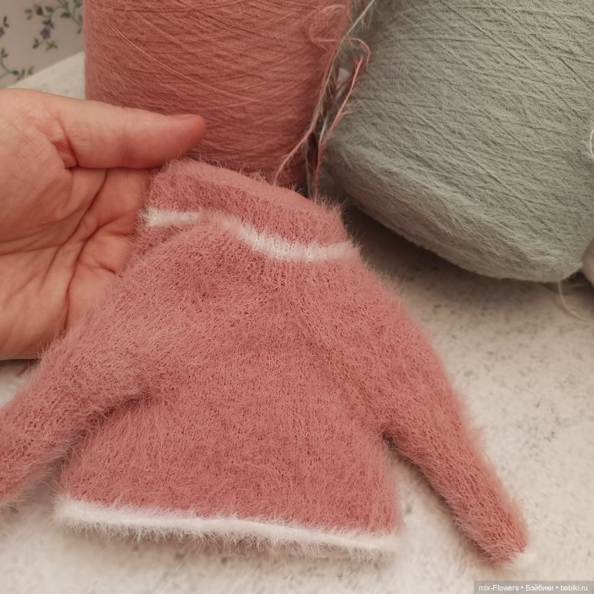 Пряжа для кукольного рукоделия -3 - пушистая (фото 3)