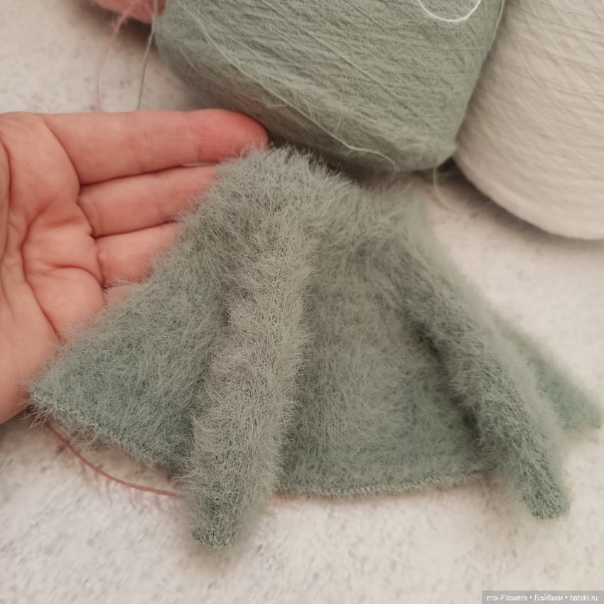 Пряжа для кукольного рукоделия -3 - пушистая