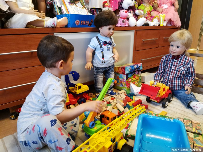 Любимые игры....любимые куклы и внук (фото 4)