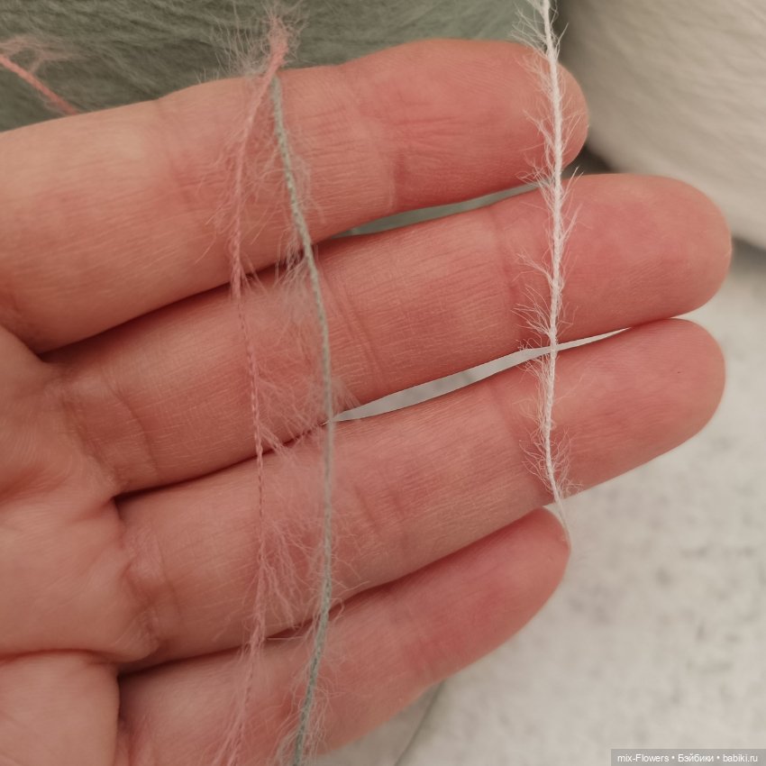 Пряжа для кукольного рукоделия -3 - пушистая (фото 5)