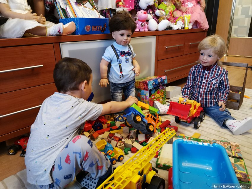 Любимые игры....любимые куклы и внук (фото 2)