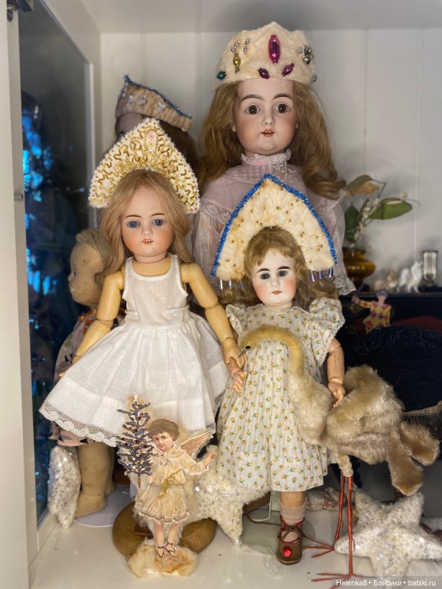 Антикварные куклы и Новый Год