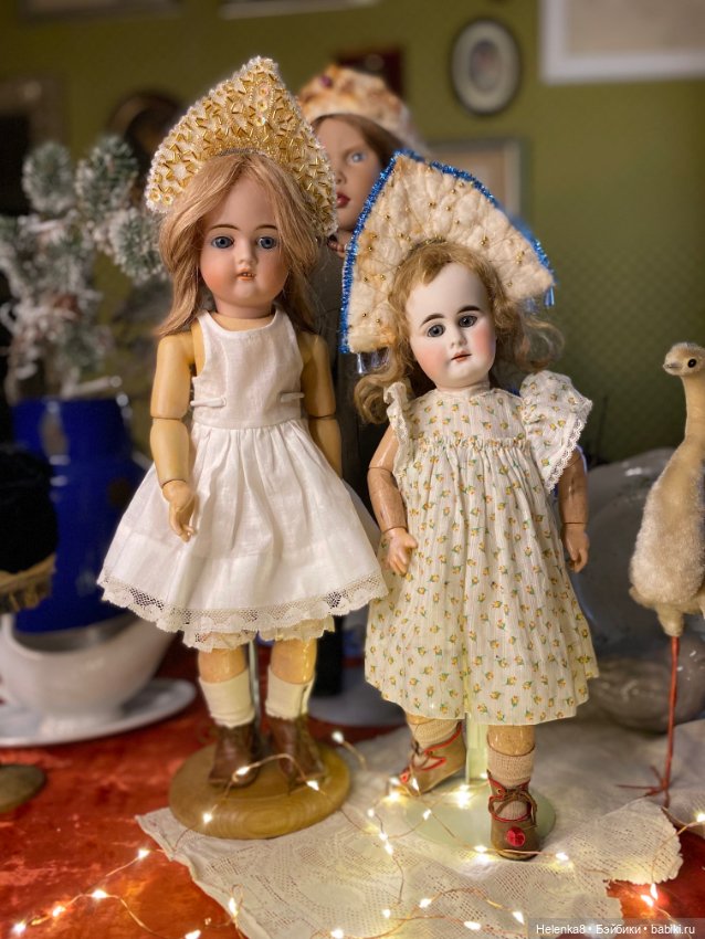 Антикварные куклы и Новый Год