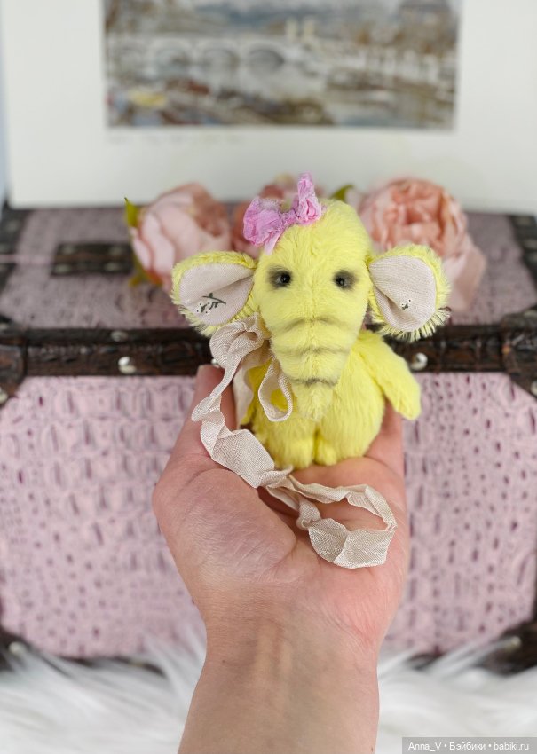 Тедди слонька❤️ — Авторские мишки Тедди и друзья: фото