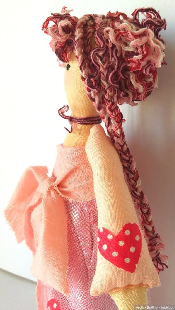 Вайвид Пюрпл, из старого — Авторские текстильные куклы: Вальдорфские (фото 3)
