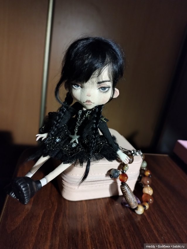 Первая кукла Нового Года, текстильная кукла Анастасии Угольниковой