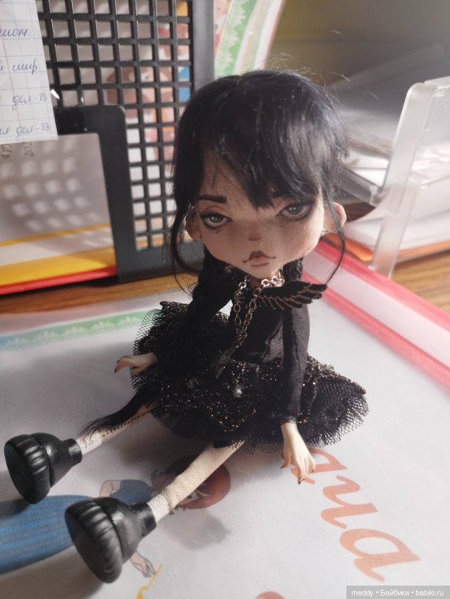 Первая кукла Нового Года, текстильная кукла Анастасии Угольниковой