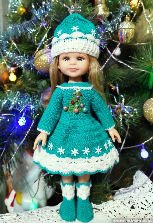 Костюм "Ёлочка" для кукол паола рейна (фото 5)