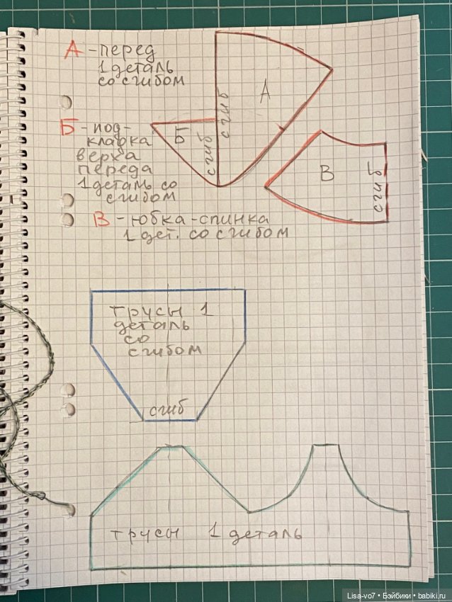Несколько выкроек для маленьких винтажных кукол (фото 2)