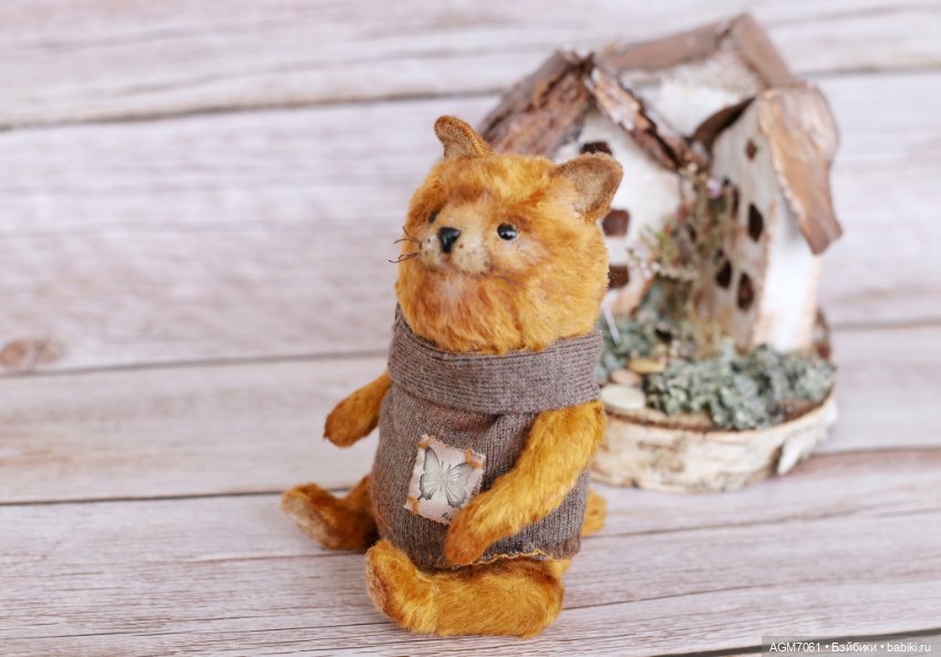 Брутальные коты — Авторские мишки Тедди и друзья: фото (фото 5)