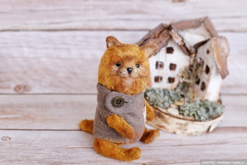 Брутальные коты — Авторские мишки Тедди и друзья: фото (фото 4)