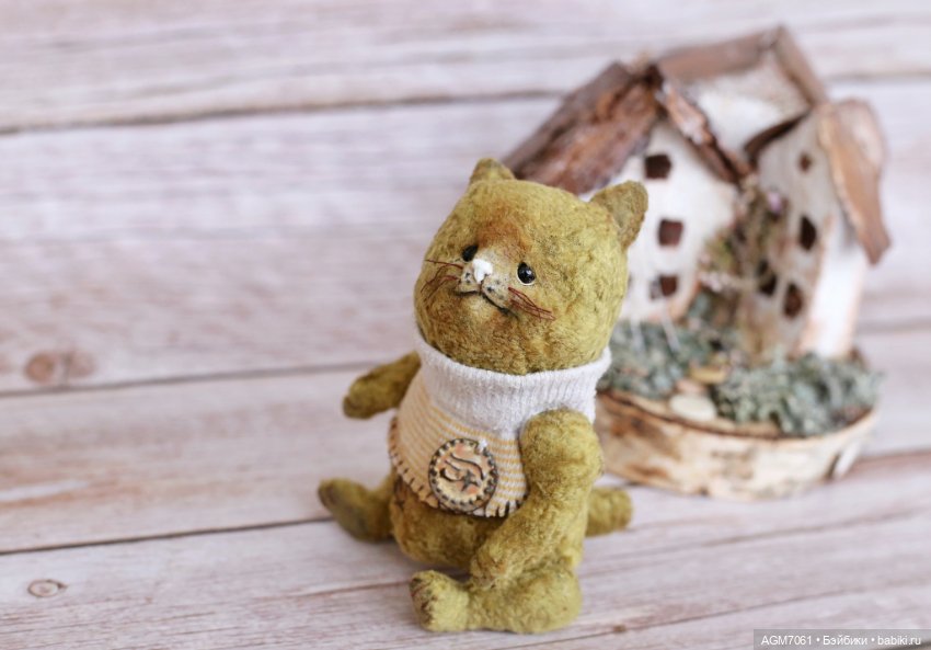 Брутальные коты — Авторские мишки Тедди и друзья: фото (фото 3)