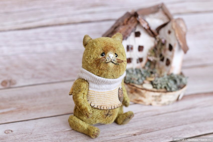 Брутальные коты — Авторские мишки Тедди и друзья: фото (фото 2)