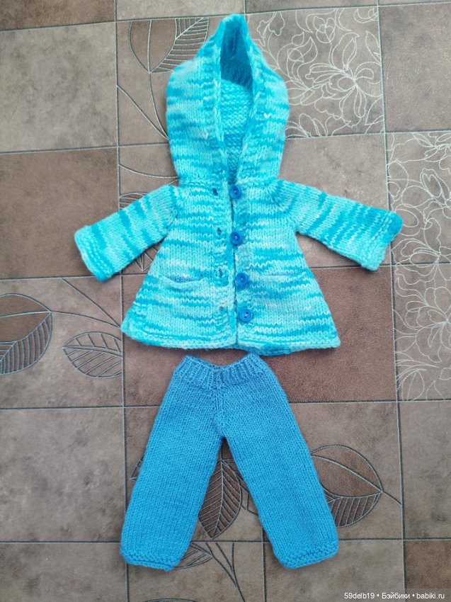 Большой комплект в голубых тонах для паолочки (фото 5)