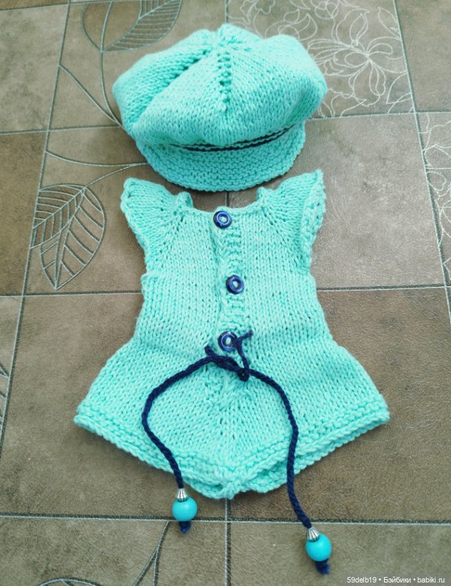 Большой комплект в голубых тонах для паолочки (фото 3)