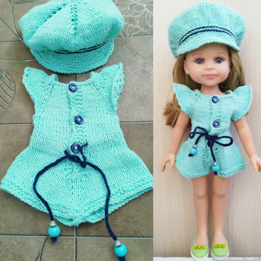 Большой комплект в голубых тонах для паолочки (фото 9)