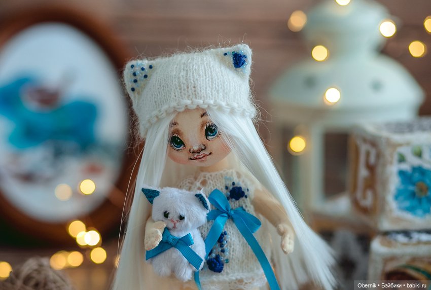 Голубой, или розовый — Авторские текстильные куклы: Вальдорфские (фото 4)