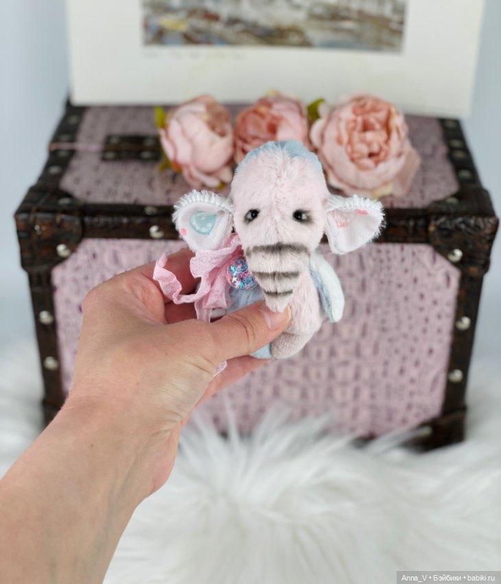 Тедди слонька Кнопыч — Авторские мишки Тедди и друзья: фото (фото 2)